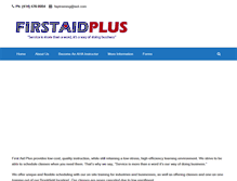 Tablet Screenshot of first-aidplus.com